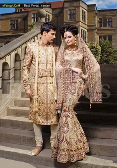 اینم مدل لباس عروس و داماد هندی