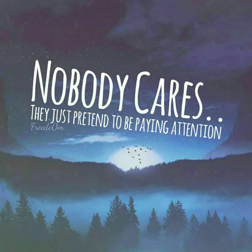 ‏هیچکس اهمیت نمیده