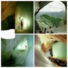 «Eisriesenwelt» یک غار یخی سنگ آهکی طبیعی در ورفن اتریش ا