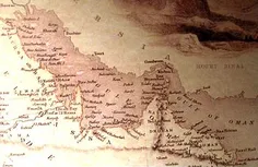یک نقشه تاریخی دستکاری شده از خلیج فارس در خانه شیخ سعید 