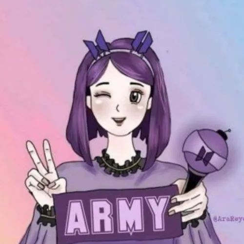 Army girl 🤍💜