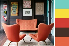 ترفندهای معماران برای افزودن رنگ #نارنجی در #دکوراسیون 