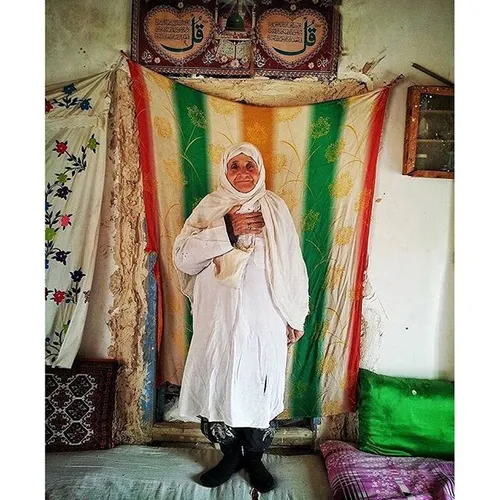 A Khorasani woman poses for the photographer. TorbatJam, 