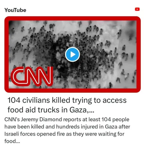 🔺در جنگ غزه صحنه های را دیدیم که در عمرمان تصور دیدنش را 