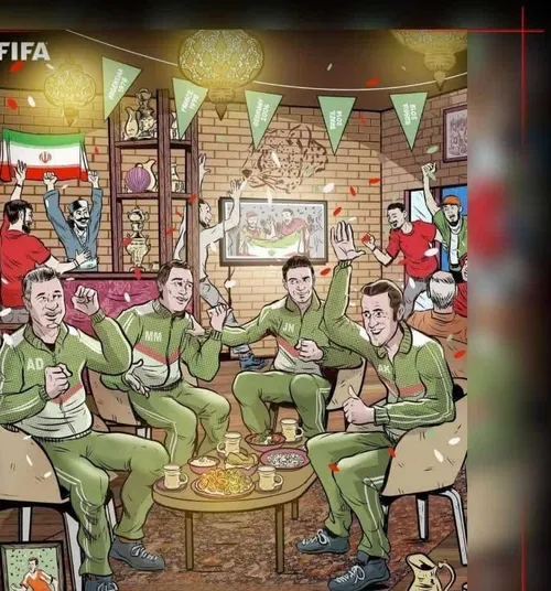 طرح صفحه فیفا پس از صعود تیم ملی به جام جهانی
