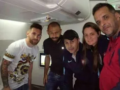 کینگ وماسکرانو در هواپیمابه مقصد آرژانتین!🇦 🇷