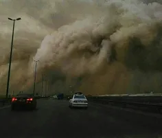 طوفان دیروز جاده قزوین رشت