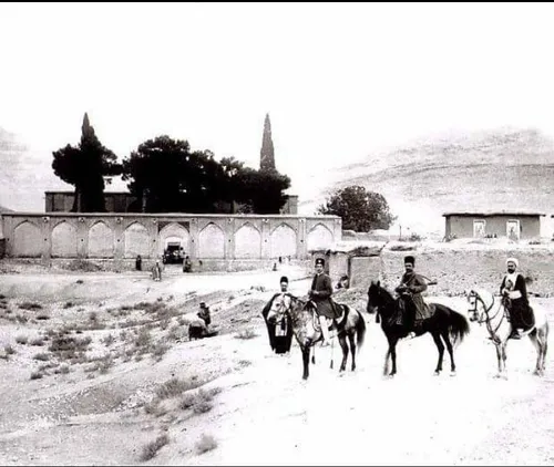 آرامگاه سعدی در سال ۱۳۱۰ ایران قدیم