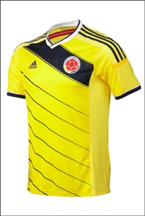 لباس جدید تیم ملی فوتبال کلمبیا در جام جهانی 2014