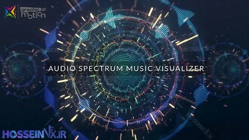 💠 دانلود پروژه افترافکت ویژوالایزر موزیک Audio Spectrum M