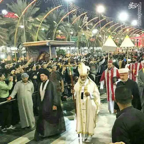 حضور مسیحیان در راهپیمایی اربعین حسینی  عراق