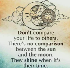 زندگی خودتو با بقیه مقایسه نکن ...