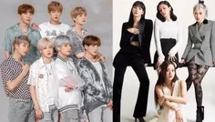 bts  blackpink بی تی اس بلک پینک