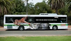 #تبلیغ اتوبوسی فوق‌العاده یک باغ وحش :