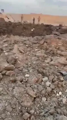 🔴 اولین تصاویر  از آثار تخریبی  حمله موشکی بامداد امروز  