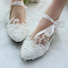 شیک ترین #کفش های #عروس بدون پاشنه که عاشقشان می شوید #مد