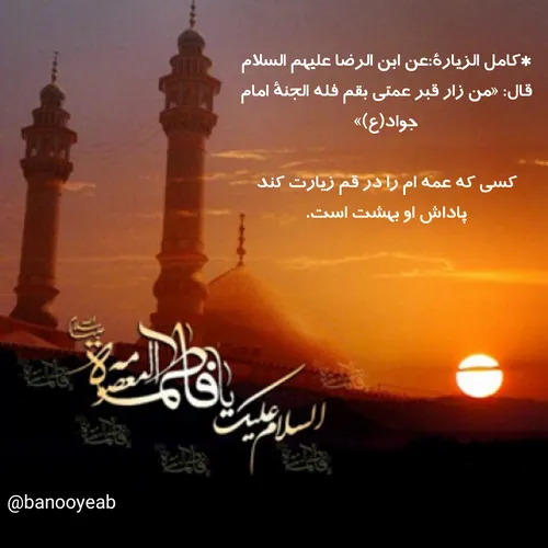 خواهر امام رضا