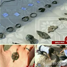 کشف تصادفی جواهرات 900 ساله بوسیله گروهی دانش‌آموز یک گرو