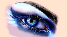 چشم و ابرو،،،چشم آبی/هنری