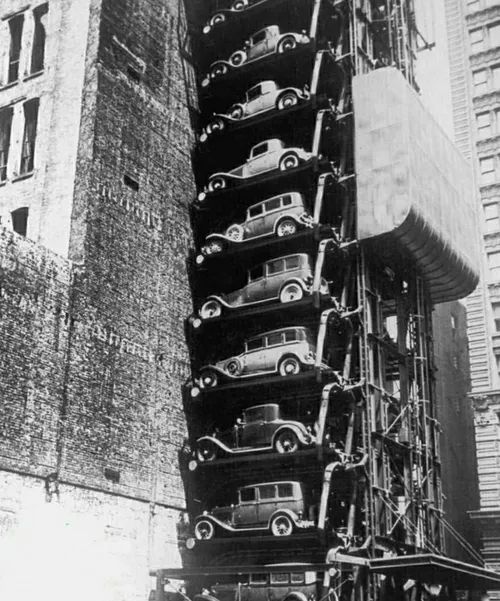 پارکینگ طبقاتی در نیویورک؛ ۹۶سال قبل