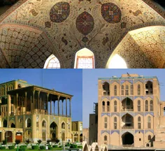 عمارت عالی قاپوی اصفهان از هر سو نمایی متفاوت دارد به طور