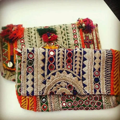 خوشگل ترین کیف های دستی رنگی با تم سنتی