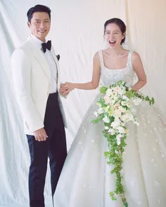 عکس های عروسی  دیروز سون یه جین و هیون بین
