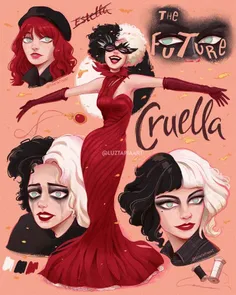 #Cruella #Cruella_DeVil #Emma_stone #Fanart #Lovely