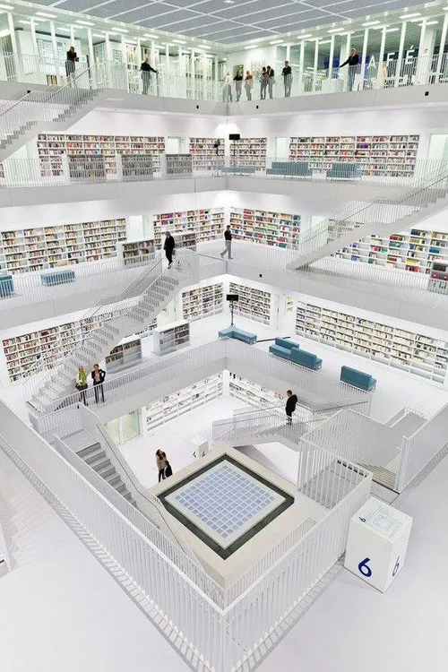 کتابخانه ای در آلمان