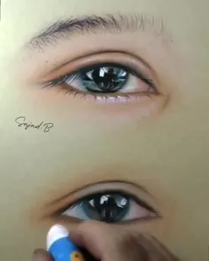 طراحی چشم رنگی با پاستل گچی مدادی 
برای دیدن کار های دیگه ام یا برای سفارش به آیدی اینستاگرامم بیاین 
Sajad.art552  .    Instagram   
