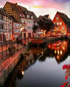 شهر زیبا و رنگارنگ Colmar در شمال شرقی فرانسه و نزدیک به 