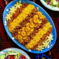 چه میگو پلوی زیبایی😍🤤😋😁