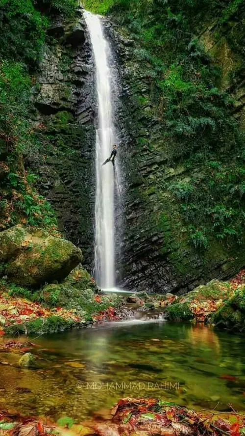 آبشار زیبای گزنه سر در مسیر اسالم به خلخال😍