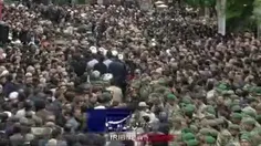  هم اکنون حضور مردم تبریز در مراسم تشییع شهید رئیسی 