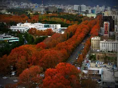 خیابان زیبای ولیعصر تهران ثبت شده در آثار جهانی .........