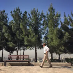 A man is walking in the #Parvaz park. | 18 May '15 | iPho