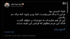 واکنش پسر شهید همت به بی کفایتی دولت در خوزستان