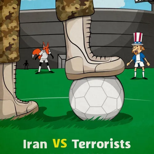تقابل ایران با تروریست های فرودگاه بغداد در مستطیل سبز