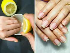 برای محکم و درخشان کردن ناخن از لیموترش استفاده کنید لیمو
