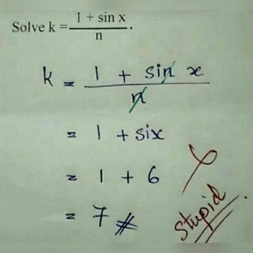 وقتی ازم میپرسن چجوری ۶ ترم ریاضی ۱ افتادی ؟! 😂