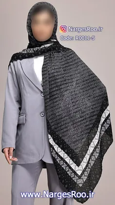 روسری نخی ژاکارد – دور دست دوز – در ۶ ترکیب رنگ شیک و خاص