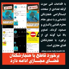 🚨برخورد قاطع با هنجارشکنان فضای مجازی ادامه دارد...