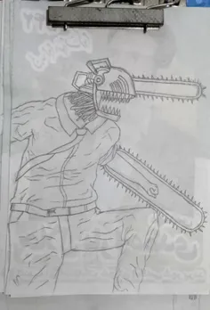 نقاشی من از Chainsaw man 🐈