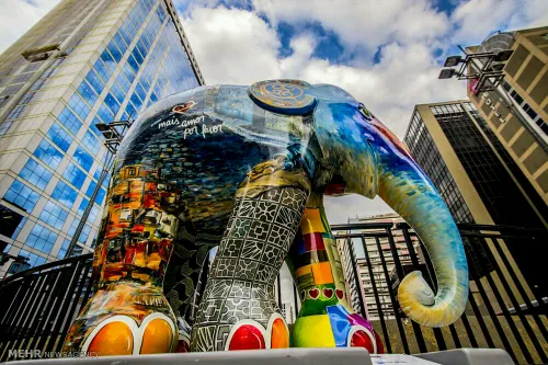 مجسمه های فیلی در برزیل
