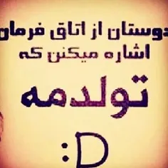 تولدمه :-)