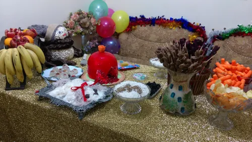 میز تولد محمدم در شب یلدا