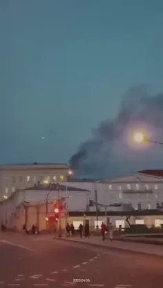🚨رسانه های روسی گزارش می دهند که آتش سوزی در وزارت دفاع ر