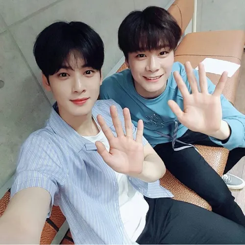 EUNWOO AND MOONBIN