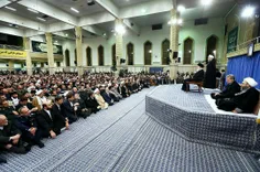 رهبر انقلاب اسلامی دقایقی پیش در دیدار مسئولان نظام، سفرا
