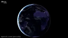   💠کلیپ تصاویر کره زمین از فضا در شب💠